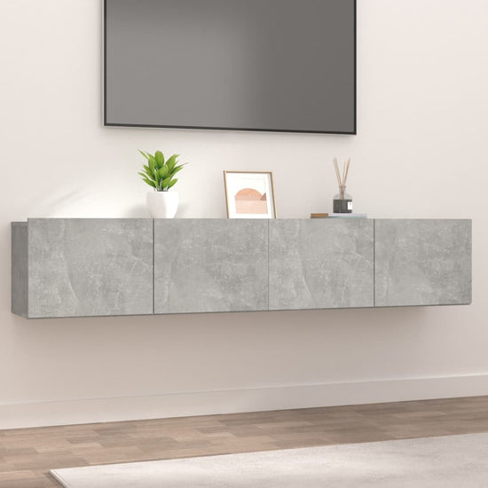 Tv-meubelen 2 st 80x30x30 cm bewerkt hout betongrijs MeubelReus