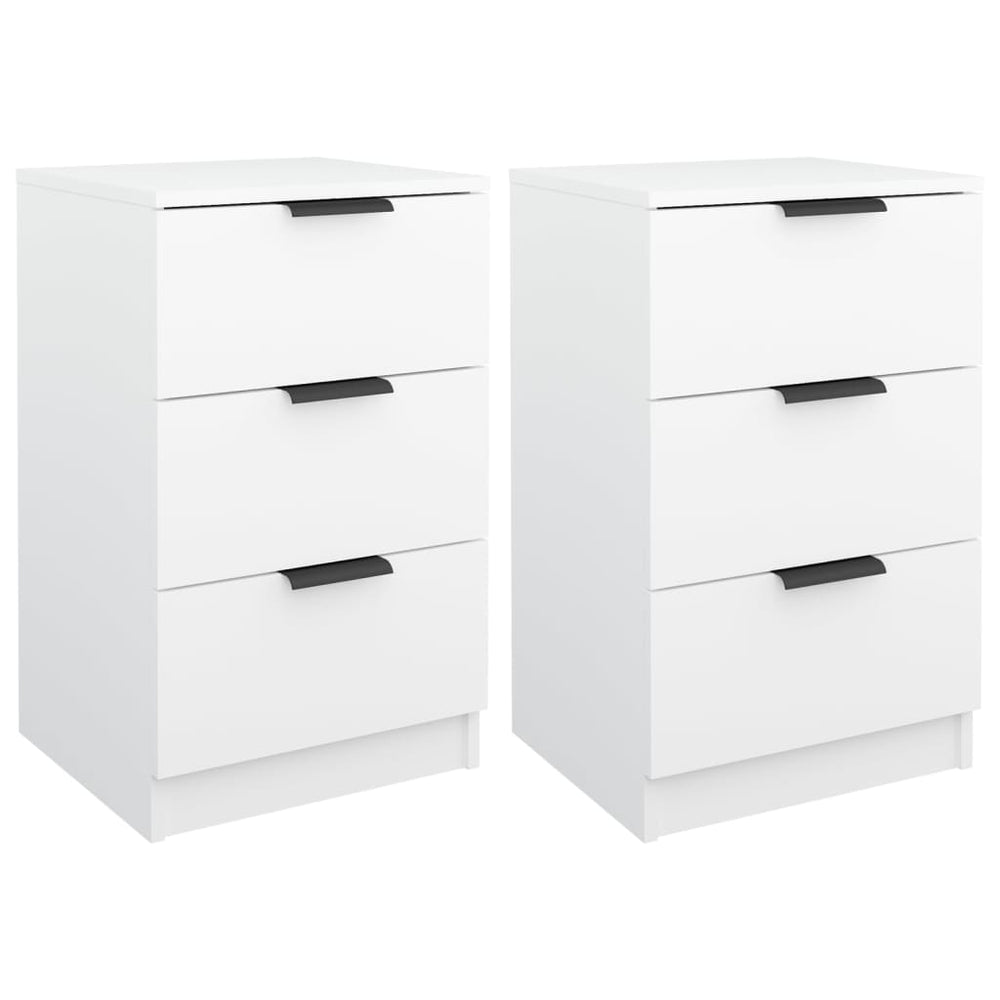 Nachtkastjes 2 st 40x36x65 cm wit MeubelReus