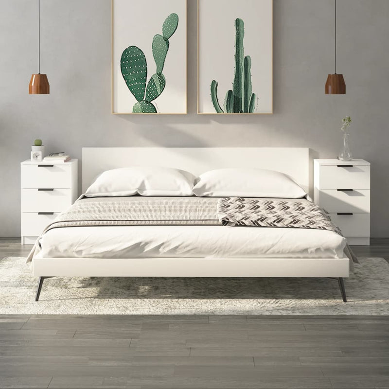 Nachtkastjes 2 st 40x36x65 cm wit MeubelReus