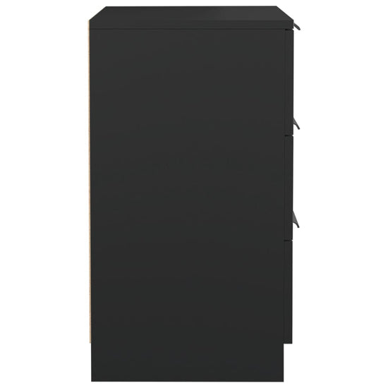 Nachtkastjes 2 st 40x36x65 cm zwart MeubelReus