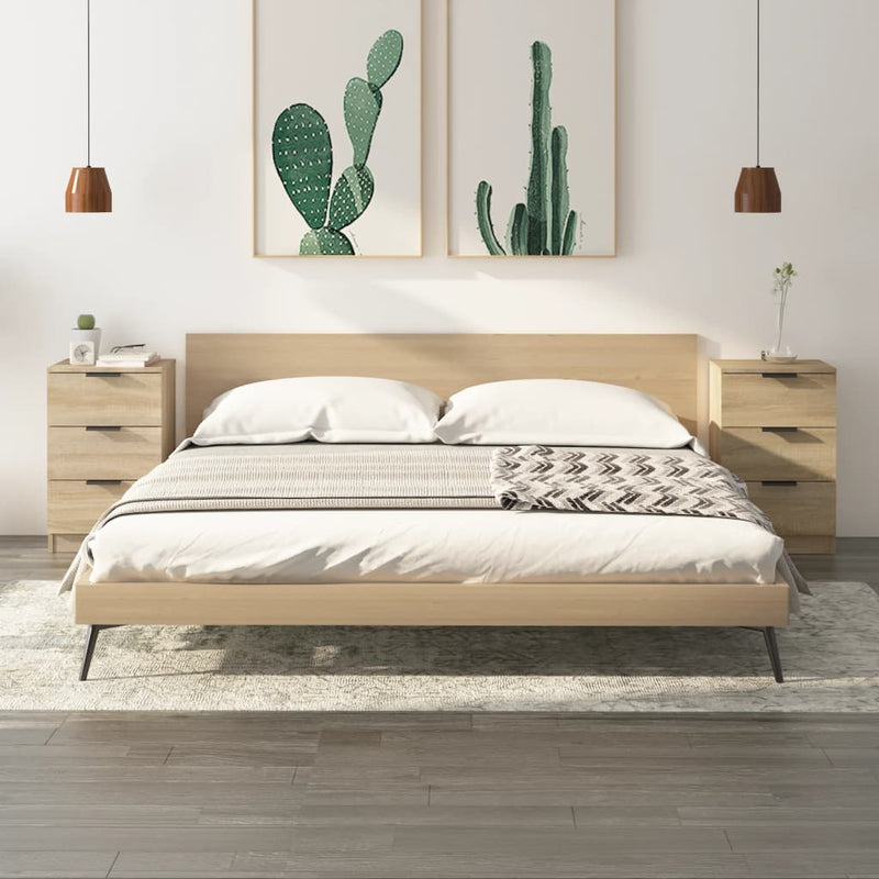 Nachtkastjes 2 st 40x36x65 cm sonoma eikenkleurig MeubelReus