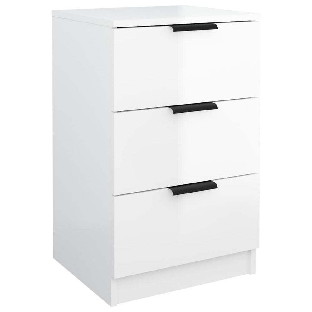 Nachtkastjes 2 st 40x36x65 cm hoogglans wit MeubelReus