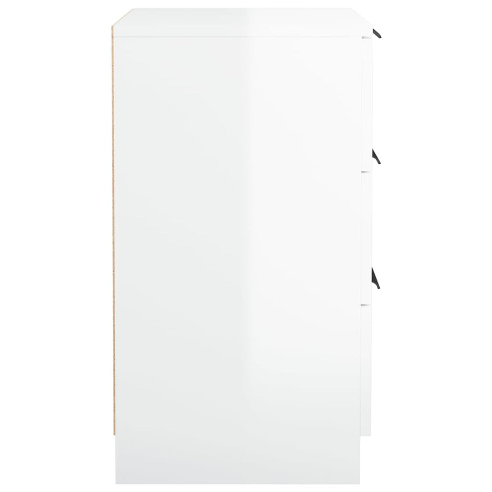 Nachtkastjes 2 st 40x36x65 cm hoogglans wit MeubelReus