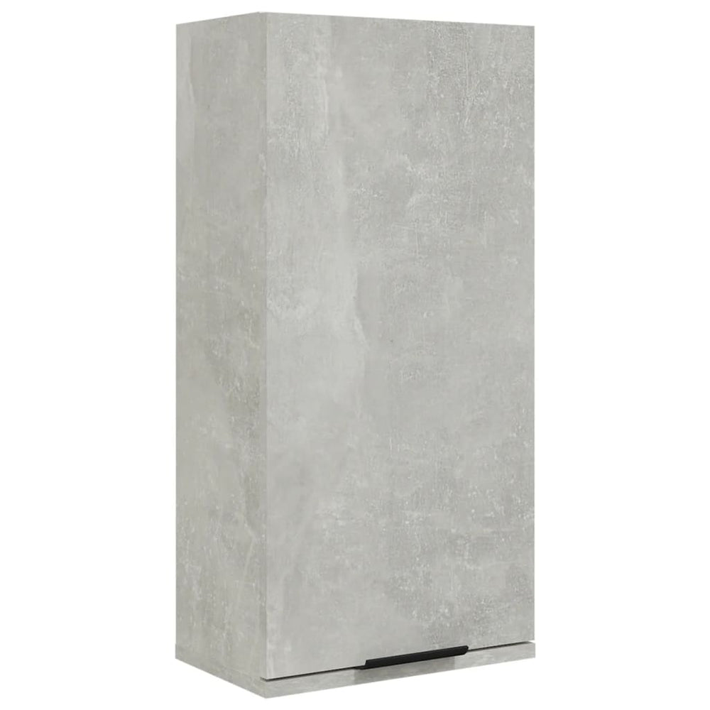 Badkamerkast wandgemonteerd 32x20x67 cm betongrijs MeubelReus