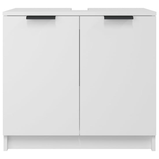 Badkamerkast 64,5x33,5x59 cm bewerkt hout wit MeubelReus