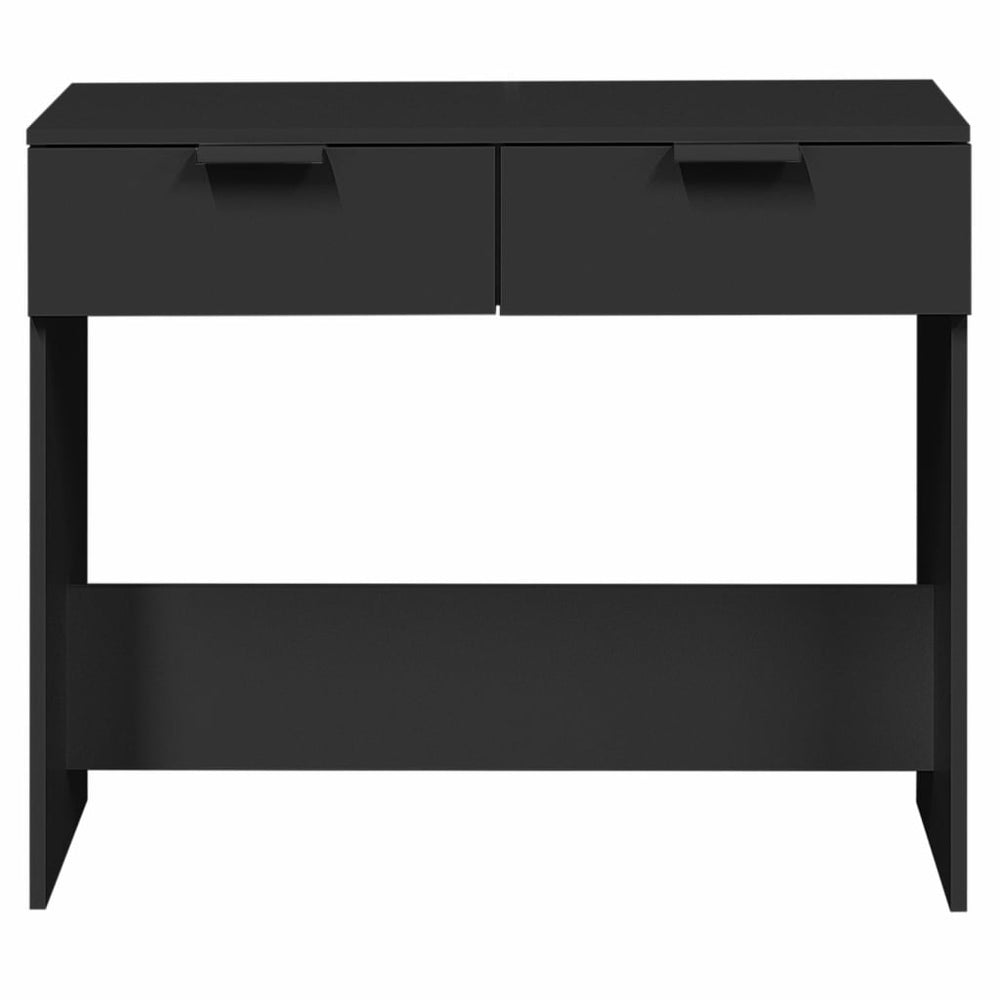 Wandtafel 90x36x75 cm bewerkt hout zwart MeubelReus