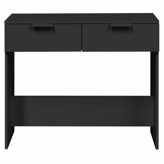 Wandtafel 90x36x75 cm bewerkt hout zwart MeubelReus