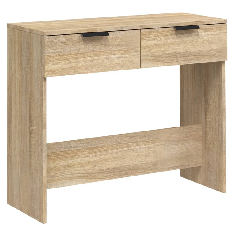 Wandtafel 90x36x75 cm bewerkt hout sonoma eikenkleurig MeubelReus