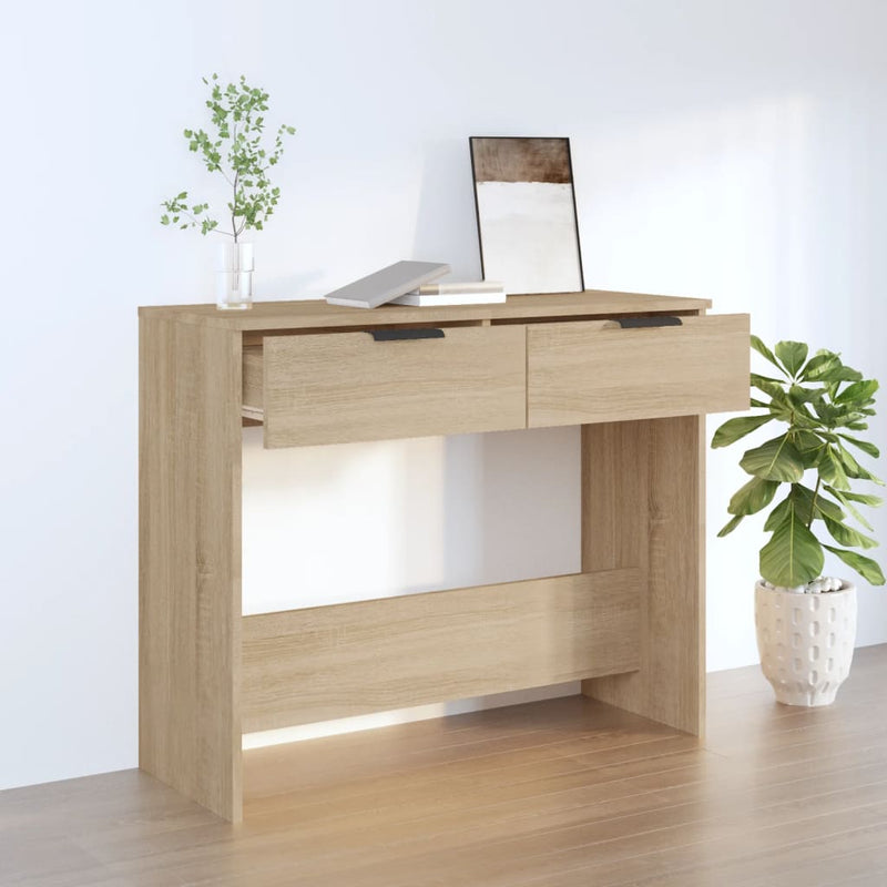 Wandtafel 90x36x75 cm bewerkt hout sonoma eikenkleurig MeubelReus