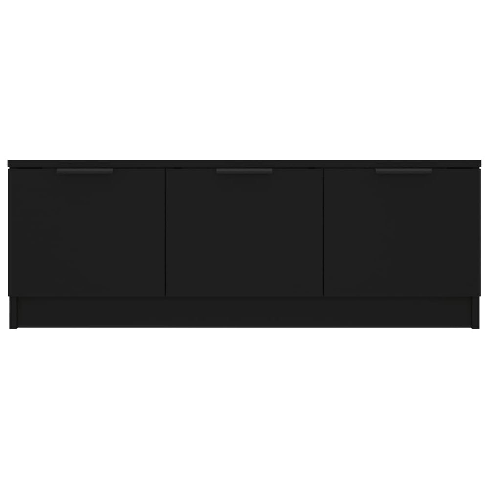 Tv-meubel 102x35x36,5 cm bewerkt hout zwart MeubelReus