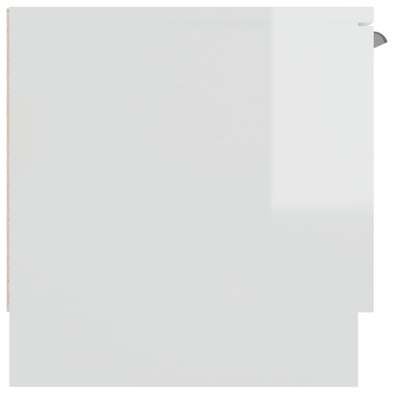 Tv-meubel 102x35x36,5 cm bewerkt hout hoogglans wit MeubelReus