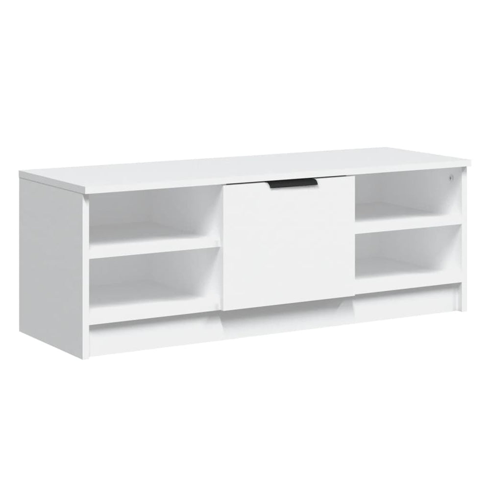 Tv-meubel 102x35,5x36,5 cm bewerkt hout wit MeubelReus