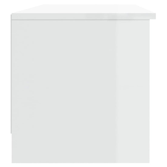 Tv-meubel 102x35,5x36,5 cm bewerkt hout hoogglans wit MeubelReus