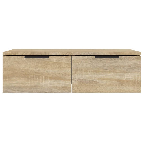 Wandkast 68x30x20 cm bewerkt hout sonoma eikenkleurig MeubelReus