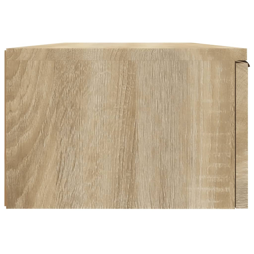 Wandkast 68x30x20 cm bewerkt hout sonoma eikenkleurig MeubelReus
