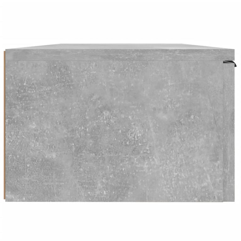 Wandkast 68x30x20 cm bewerkt hout betongrijs MeubelReus