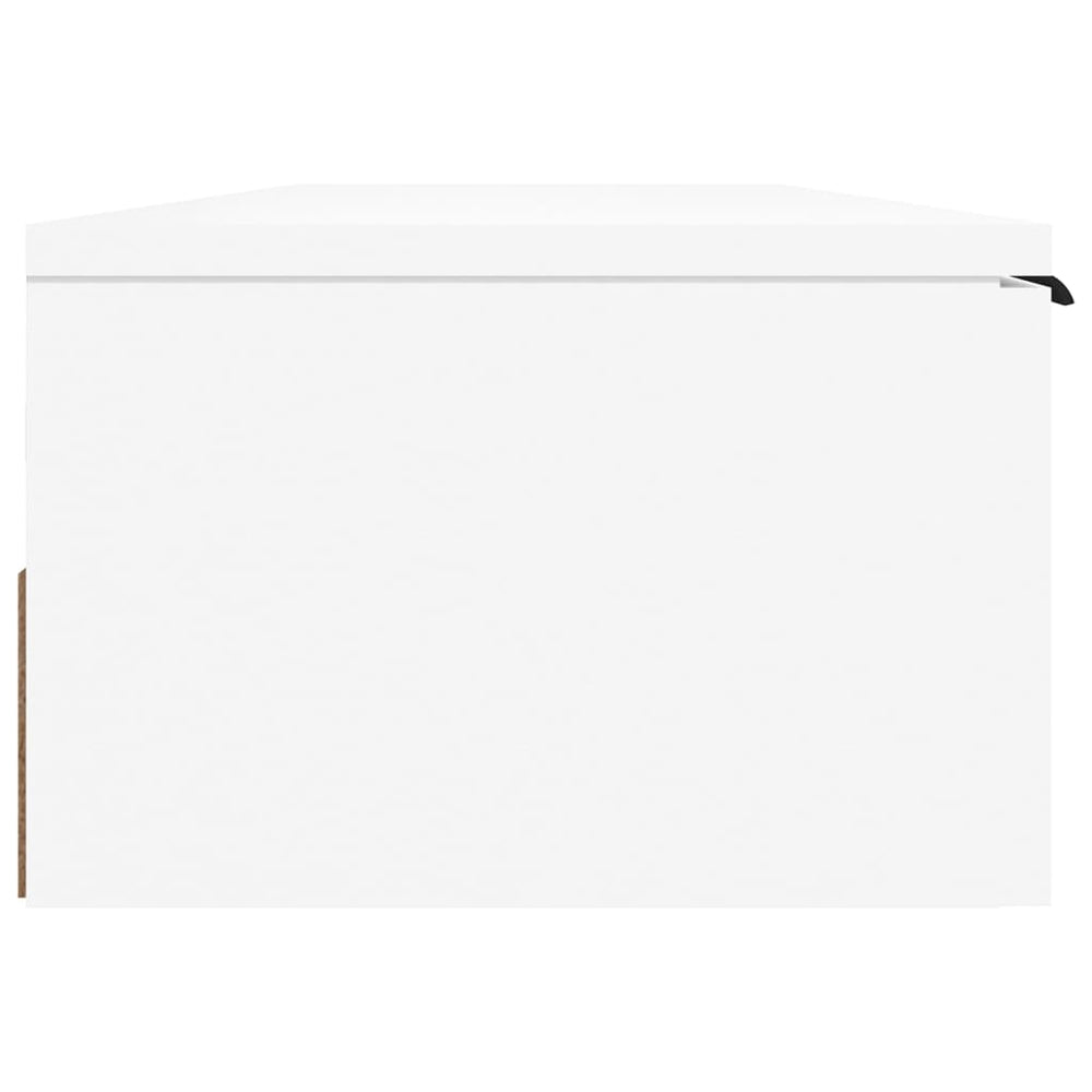 Wandkast 102x30x20 cm bewerkt hout wit MeubelReus