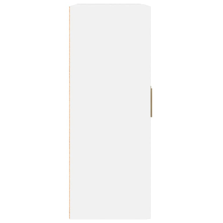 Wandkast 69,5x32,5x90 cm bewerkt hout wit MeubelReus
