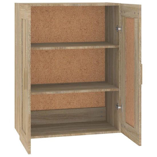Wandkast 69,5x32,5x90 cm bewerkt hout sonoma eikenkleurig MeubelReus