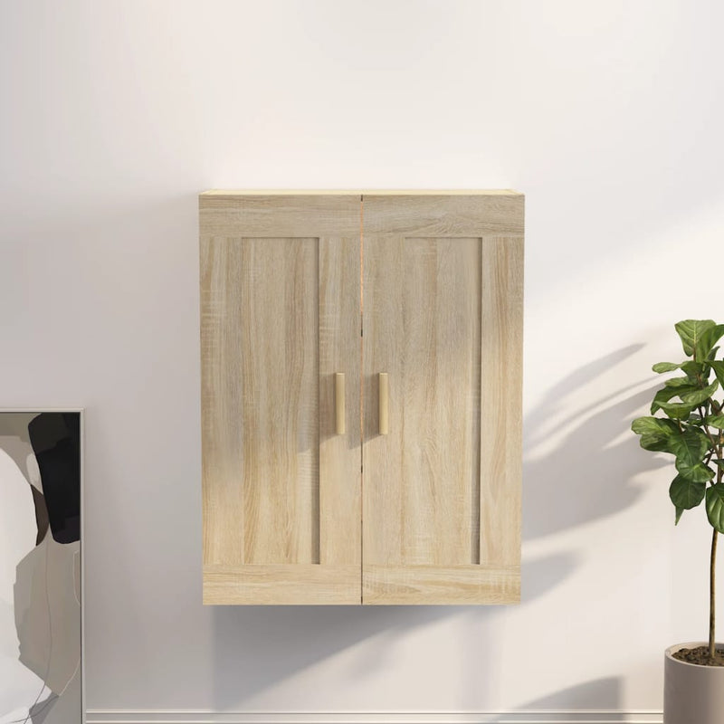 Wandkast 69,5x32,5x90 cm bewerkt hout sonoma eikenkleurig MeubelReus