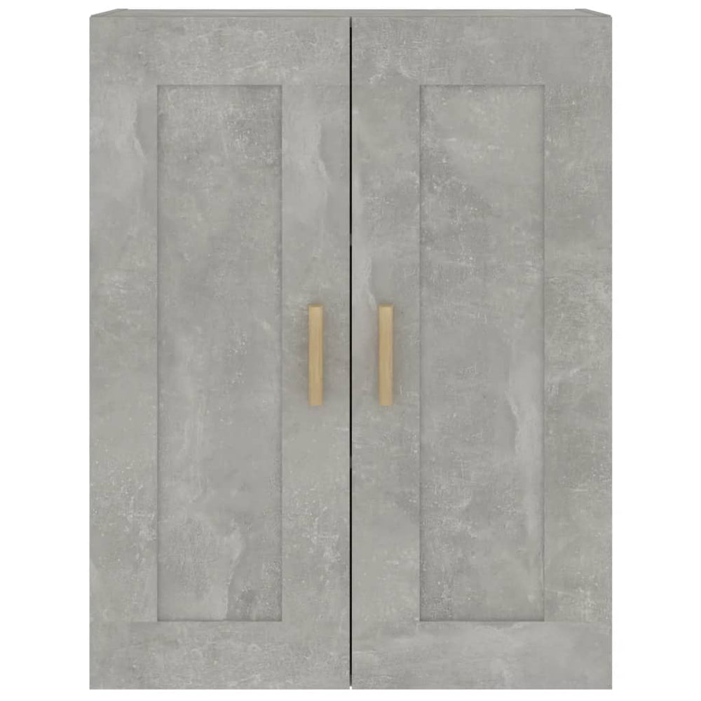 Wandkast 69,5x32,5x90 cm bewerkt hout betongrijs MeubelReus