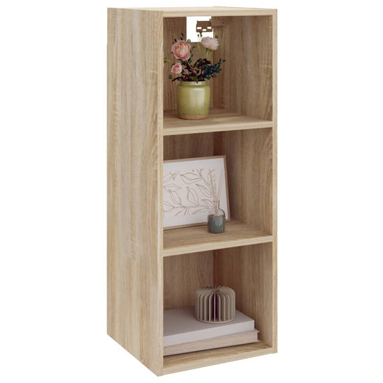 Wandkast 34,5x32,5x90 cm bewerkt hout sonoma eikenkleurig MeubelReus
