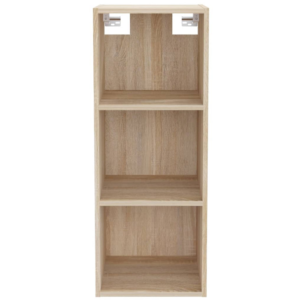 Wandkast 34,5x32,5x90 cm bewerkt hout sonoma eikenkleurig MeubelReus