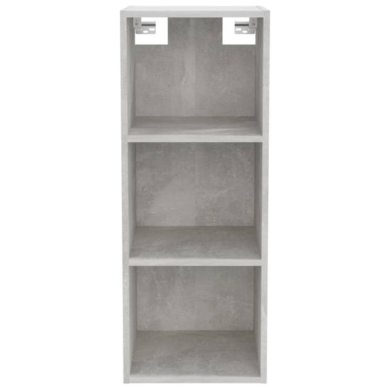 Wandkast 34,5x32,5x90 cm bewerkt hout betongrijs MeubelReus