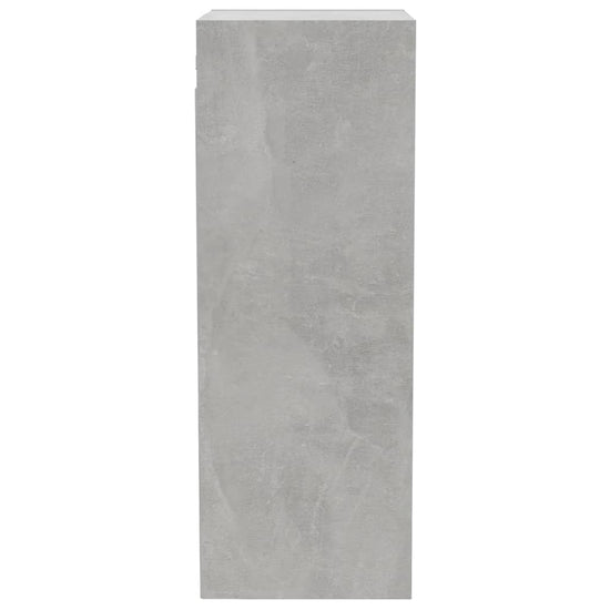 Wandkast 34,5x32,5x90 cm bewerkt hout betongrijs MeubelReus