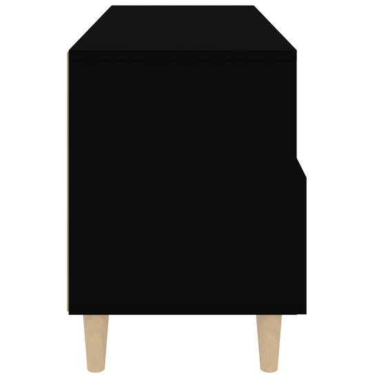 Tv-meubel 80x36x50 cm bewerkt hout zwart MeubelReus