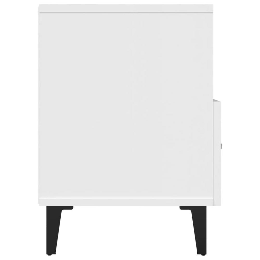 Tv-meubel 80x36x50 cm bewerkt hout wit MeubelReus