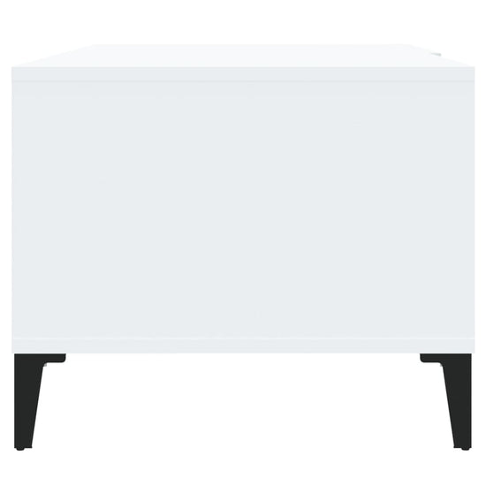 Salontafel 90x50x40 cm bewerkt hout wit MeubelReus