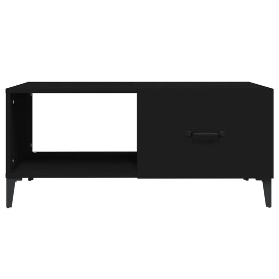 Salontafel 90x50x40 cm bewerkt hout zwart MeubelReus