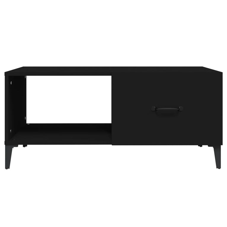 Salontafel 90x50x40 cm bewerkt hout zwart MeubelReus