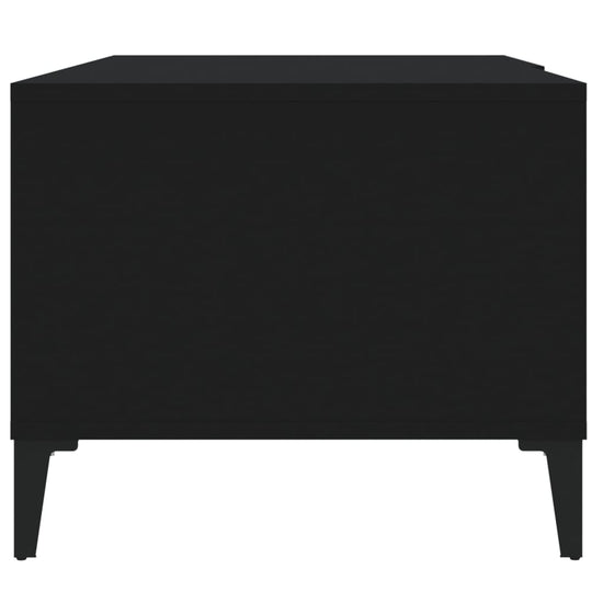 Salontafel 90x50x40 cm bewerkt hout zwart MeubelReus