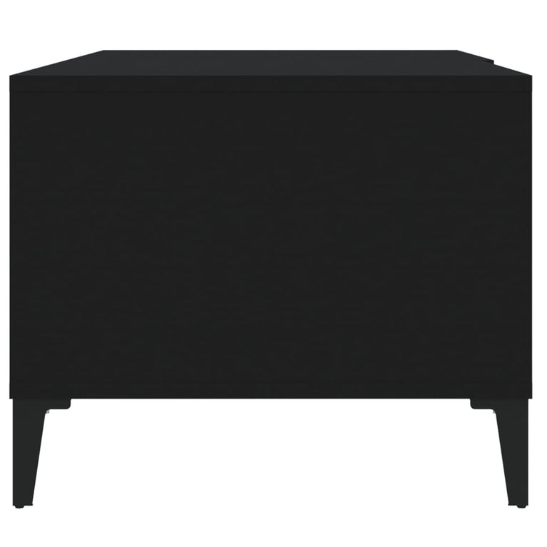 Salontafel 90x50x40 cm bewerkt hout zwart MeubelReus
