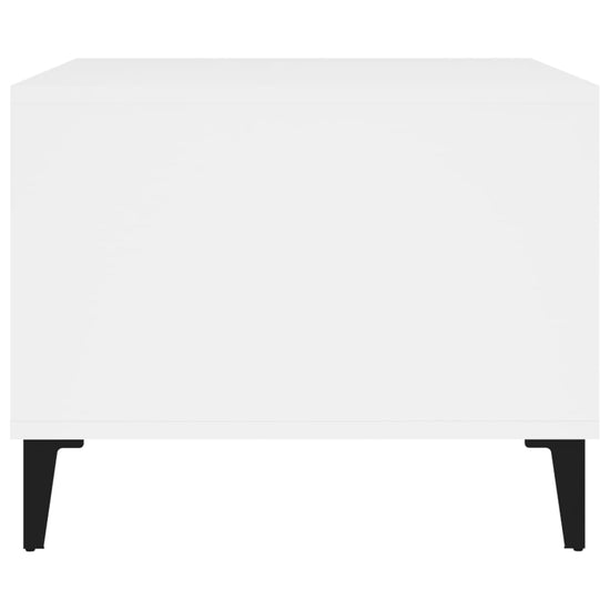 Salontafel 60x50x40 cm bewerkt hout wit MeubelReus