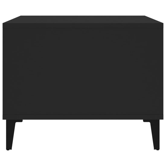 Salontafel 60x50x40 cm bewerkt hout zwart MeubelReus