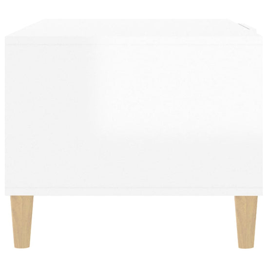 Salontafel 102x50x40 cm bewerkt hout hoogglans wit MeubelReus