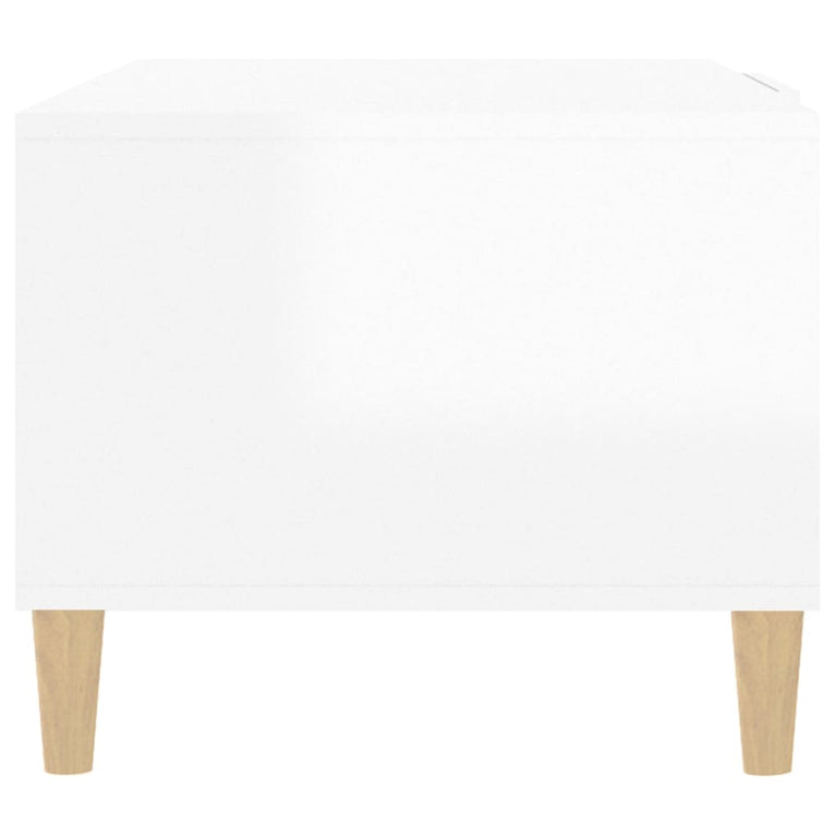 Salontafel 102x50x40 cm bewerkt hout hoogglans wit MeubelReus