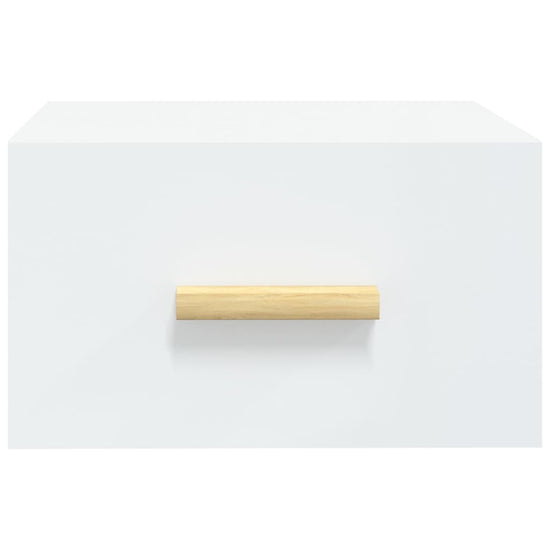 Nachtkastjes 2 st wandgemonteerd 35x35x20 cm wit MeubelReus