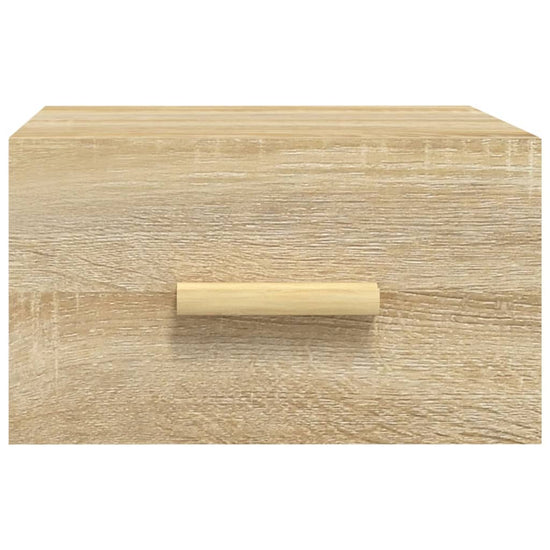 Nachtkastjes 2 st wandgemonteerd 35x35x20 cm sonoma eikenkleur MeubelReus