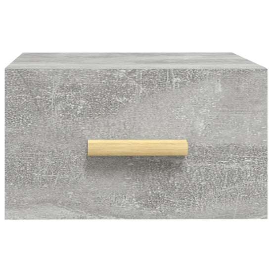 Nachtkastjes 2 st wandgemonteerd 35x35x20 cm betongrijs MeubelReus