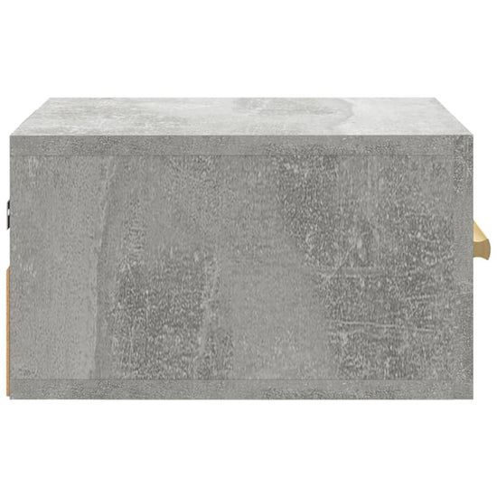 Nachtkastjes 2 st wandgemonteerd 35x35x20 cm betongrijs MeubelReus