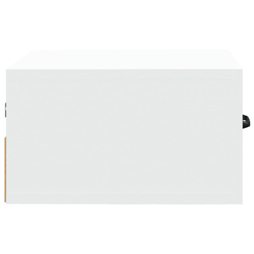 Nachtkastjes 2 st wandgemonteerd 35x35x20 cm wit MeubelReus