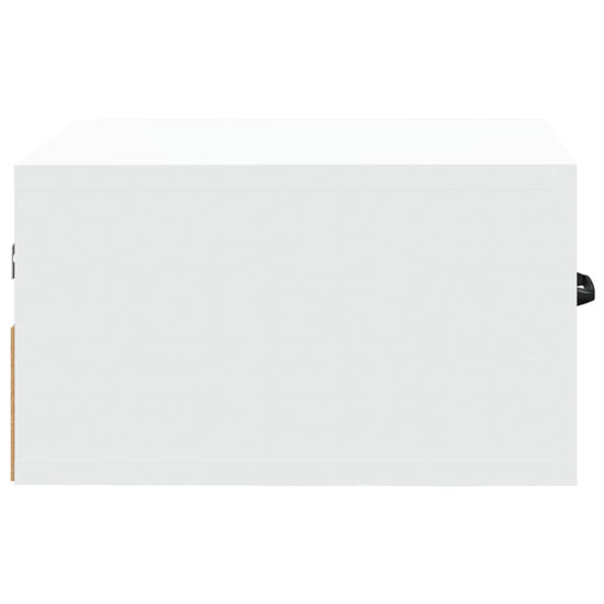 Nachtkastjes 2 st wandgemonteerd 35x35x20 cm wit MeubelReus