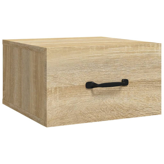 Nachtkastjes 2 st wandgemonteerd 35x35x20 cm sonoma eikenkleur MeubelReus