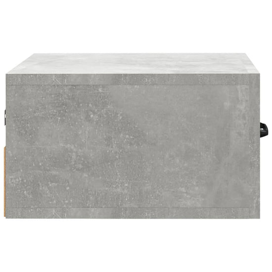Nachtkastjes 2 st wandgemonteerd 35x35x20 cm betongrijs MeubelReus