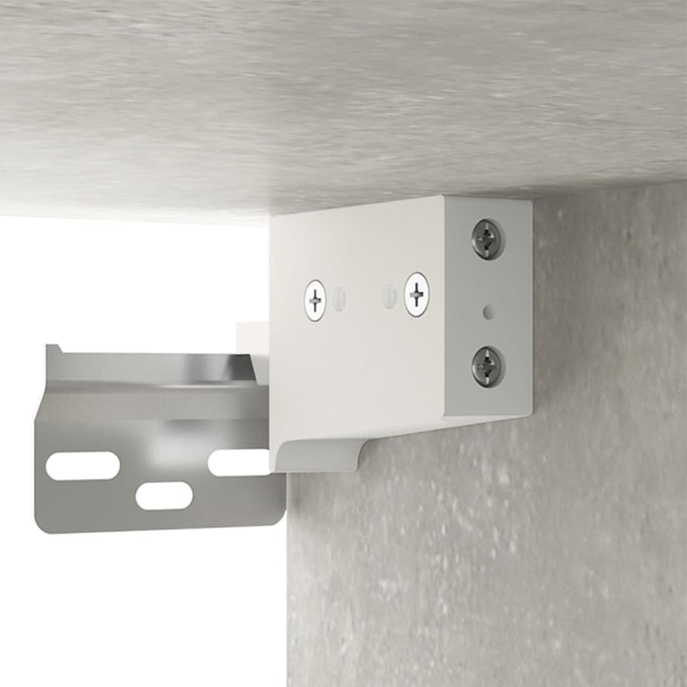 Nachtkastjes 2 st wandgemonteerd 35x35x20 cm betongrijs MeubelReus
