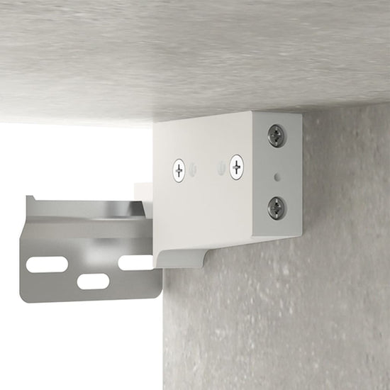 Nachtkastjes 2 st wandgemonteerd 35x35x20 cm betongrijs MeubelReus